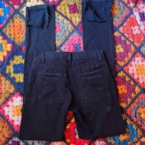 ksubi distressed split jeans